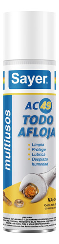 Aflojatodo Aceite Lubricante Elimina Oxido Y Grasa 450ml