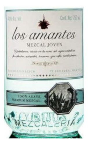 Pack De 6 Mezcal Los Amantes Joven 750 Ml