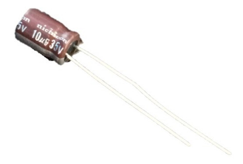 Pack X5 Capacitor Electrolitico 10uf 35v