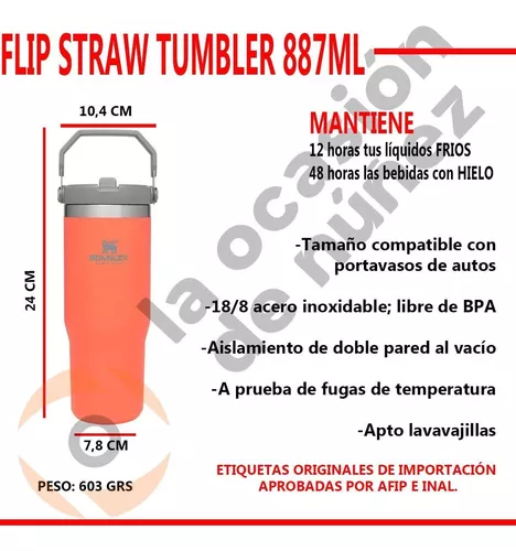 Botella Termica Stanley Flip Straw 887 ML