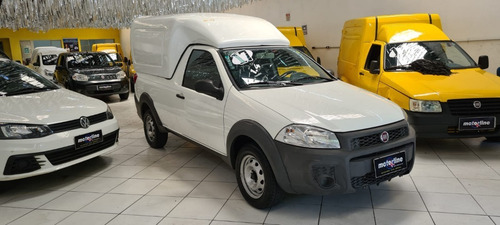 Imagem 3 de 9 de Fiat Strada Working 1.4 Flex 2018 Branca Nova Com Baú