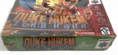Duke Nukem Zero Hour Lacrado Nintendo 64. (Usado)