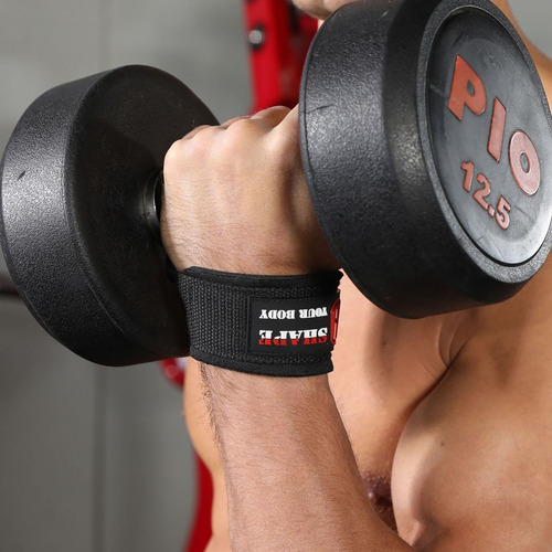 Correas Levantamiento Straps Gym 1 Par, Y 2 Vendas Elasticas