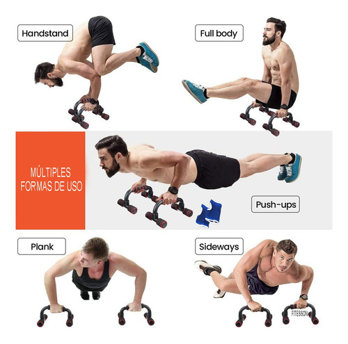 1 Pair Of Push-ups For Fitness Push-ups + 1 Pair Of Gloves