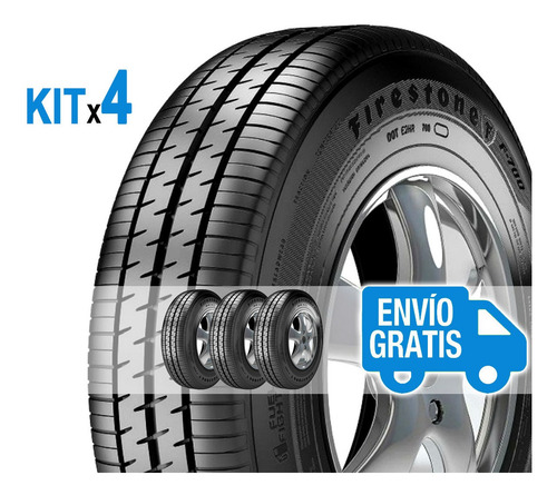Combo 4u Neumático 185/65 R14 86t F-700 Firestone Envio 0$