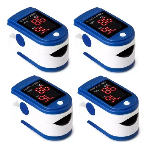 comprar Pack 4 Oximetro Saturometro Pulsometro De Oxigeno Salud