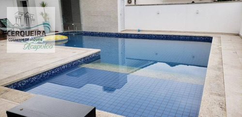 Casa Com 6 Dormitórios À Venda, 430 M² Por R$ 3.300.000 - Acapulco - Guarujá/sp - Ca0569