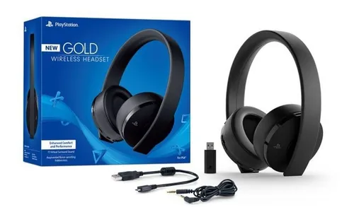 Auriculares Sony Ps4 Gold Wireless Headset 7.1 Ultimo Modelo