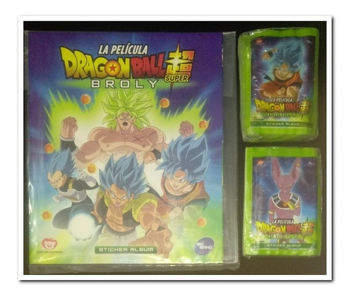 Dragon Ball Super, Broly, Álbum + 50 Sobres Sellados