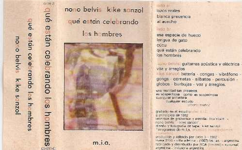 Nono Belvis - Kike Sanzol Que Estan Celebrando Los-cassette (Usado)