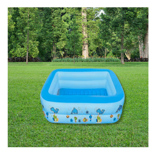 Piscina Inflable Rectangular 120x90x36 Azul