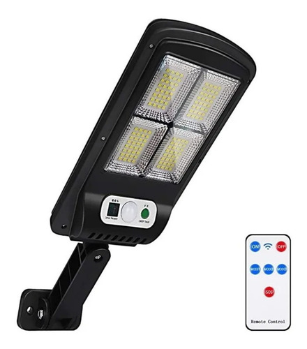 Lampara Solar 30w Led C/ Control Y Sensor De Movimiento