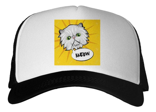 Gorra Gato Cabeza Meow Pop Art