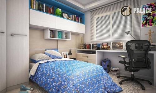 Apartamento Com 2 Dormitórios À Venda, 46 M² Por R$ 228.351,00 - Aviação - Praia Grande/sp - Ap1187