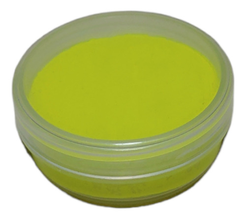 Maquillaje Base Agua Neón Pintacaritas Amarillo Uv 8 Gr