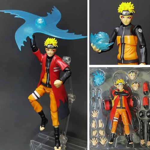 Figura De Acción Cool Toys Naruto Uzumaki Shippuden 14cm Jug