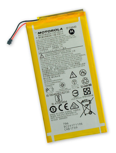 Bateria Motorola Moto Z2 Play 2820 Mah Hz40 - Lifemax