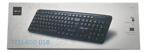 Teclado Usb Standard Dblue Dbk752 Negro Techcenter