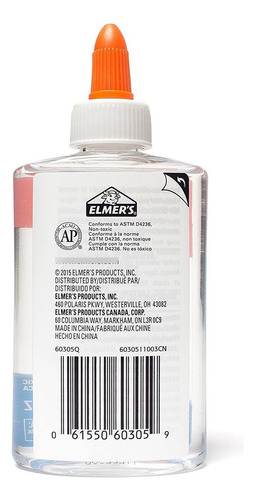 Elmers Liquid School Pegamento Transparente, Lavable, 5 Onz