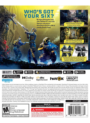 Tom Clancy's Rainbow Six Extraction - Playstation 5 Plays...