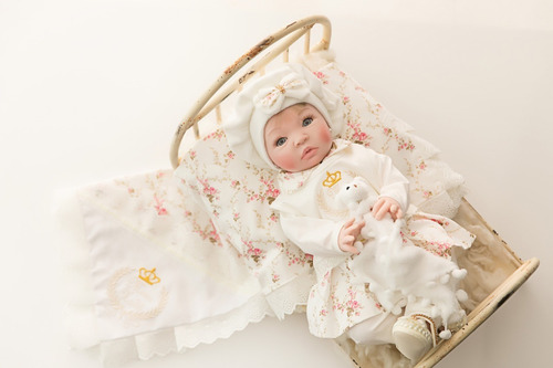 Imagem 6 de 7 de Bebê Reborn 21 Itens Princesa Silicone Combine A Entrega