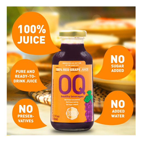 Jugo De Uva Natural - Oq 300ml