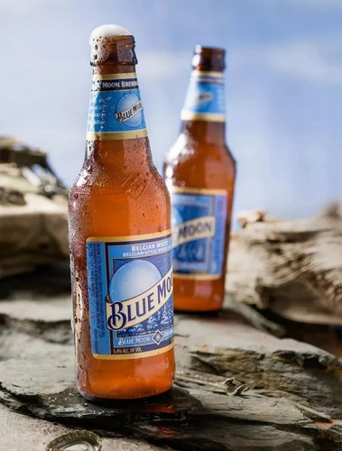 Cerveza Blue Moon Belgian White Trigo Porron 355cc Pack X24
