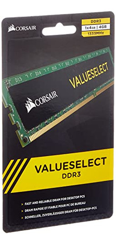 Memoria Ram Ddr3 4gb Corsair 1333mhz Pc3 10666 1.5v