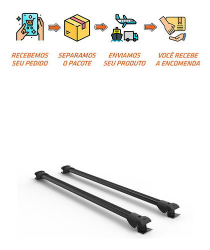 Travessa Fiat Toro 2016 2017 2018 2019 2020 Teto Alum.