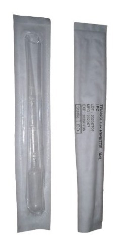 Pipetas Pasteur Esteril 3ml X 500