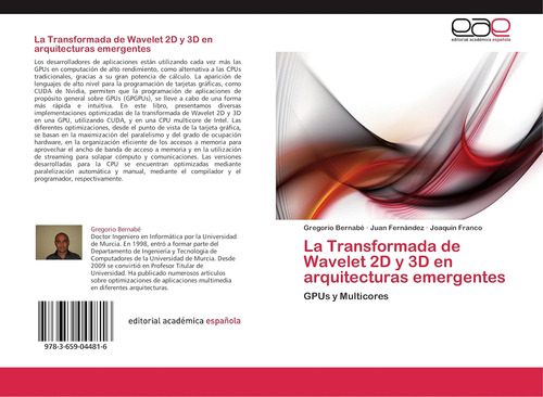 Libro: La Transformada De Wavelet 2d Y 3d En Arquitecturas E