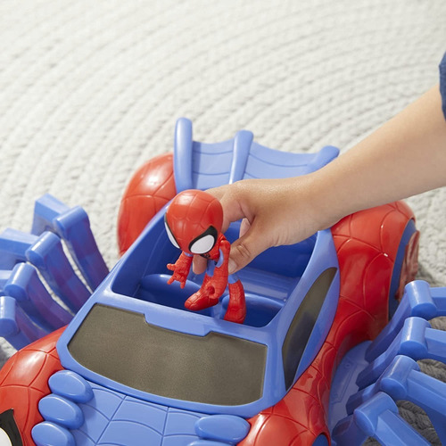 Imagen 6 de 7 de Spiderman Vehiculo Araña Spidey Ultimate Con Figura F1640 Ed