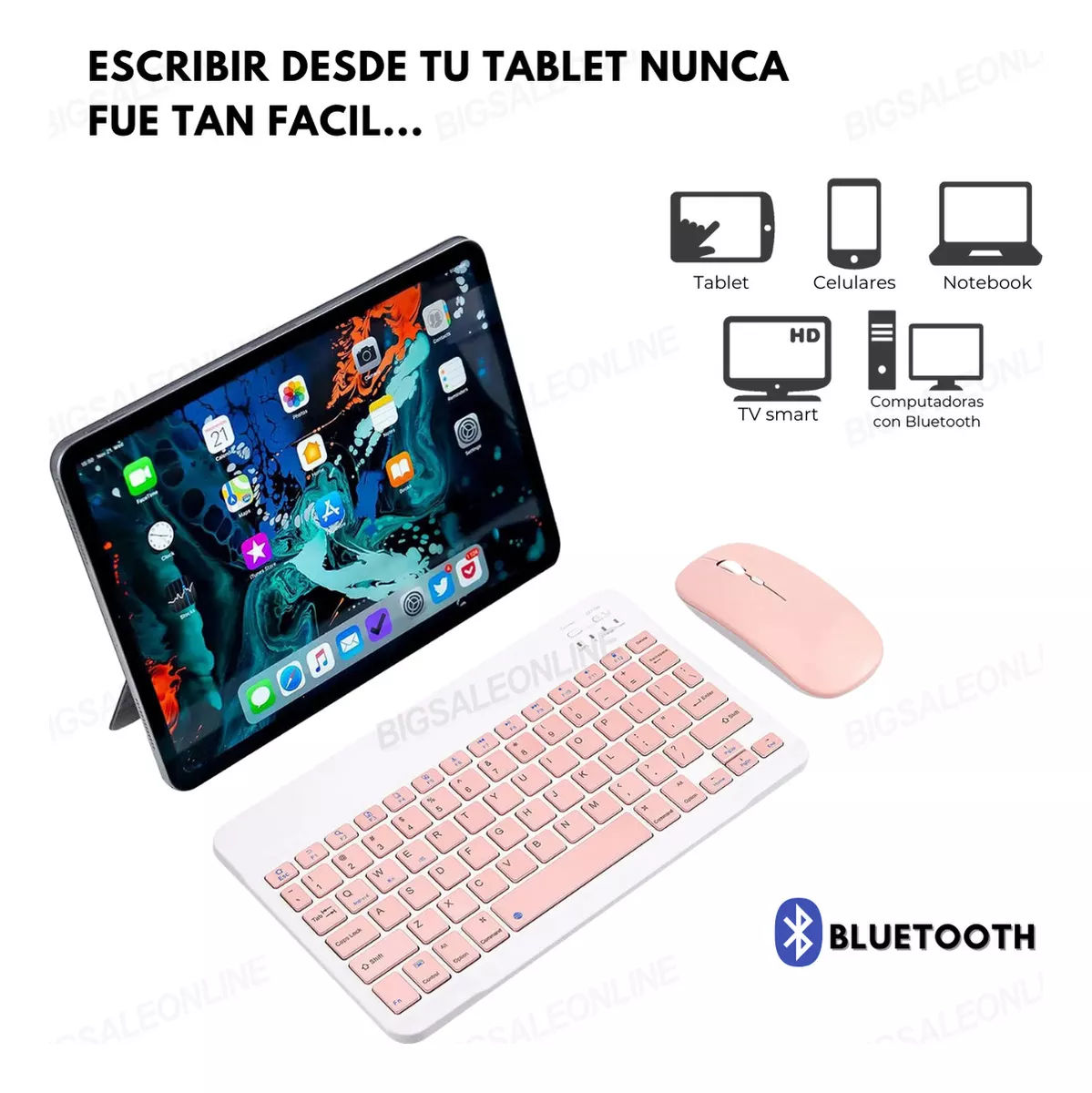 Primera imagen para búsqueda de teclado tablet