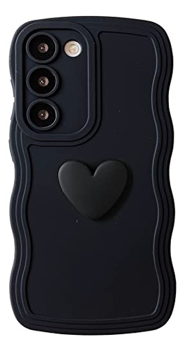 Funda Para Galaxy S23+ Plus 5g (2023) Negro 6.6 PuLG Piel Si
