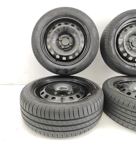 Jogo Roda Pneu Gol Good Year Efficientgrip 195/55 R15 D2166 (Usado)