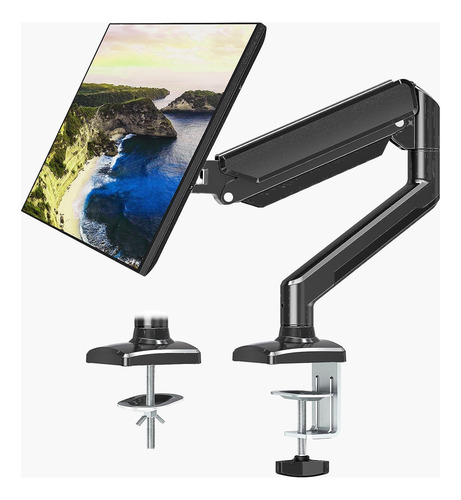 Soporte Monitor Escritorio Simple Negro Form