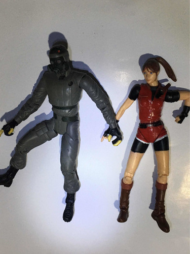 Figuras Resident Evil (hunk Y Claire Redfield)