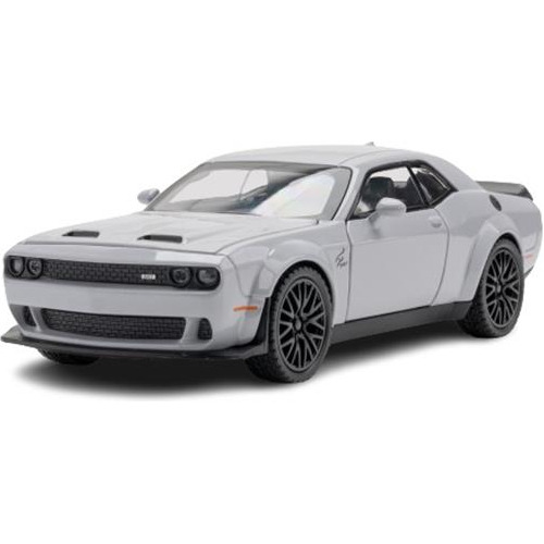 Coche De Metal En Miniatura Dodge Challenger Srt Hellcat Red