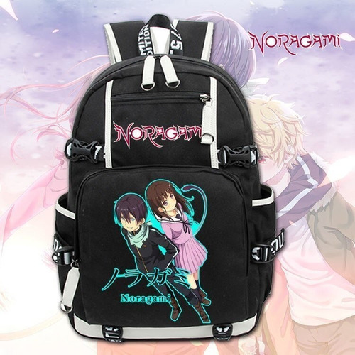 Mochila Anime Noragami Aragoto Mochila Negro Otaku Packsac