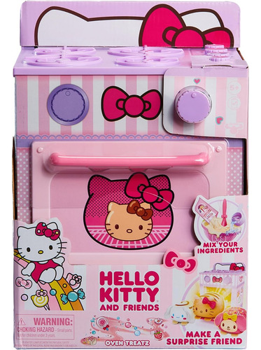 Cookeez Makery Hello Kitty Y Amigos Horno Mágico + Peluche Rosa Chicle