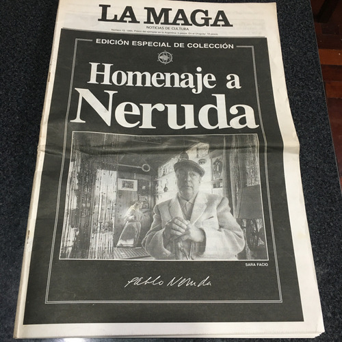 Revista La Maga  Homenaje A Pablo Neruda  1995 Exc Est