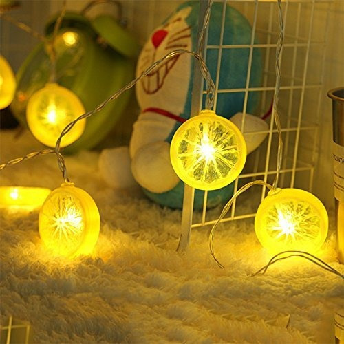 Luces De Hadas De La Novedad De Limon Con 20 Led, Luces De C