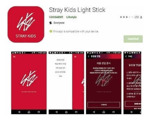Stray Kids - Light Stick Oficial Con Ventiladores Bluetooth