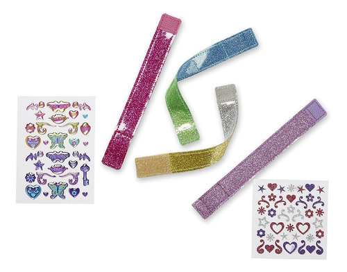 Melissa Amp Doug Desenhe Suas Próprias Pulseiras 100 Sparkle