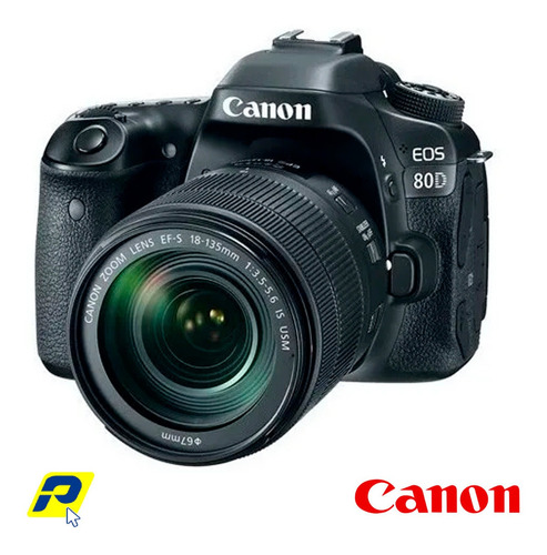 Canon Eos 80d + Lente 18-55mm + Memoria 16gb +tripode