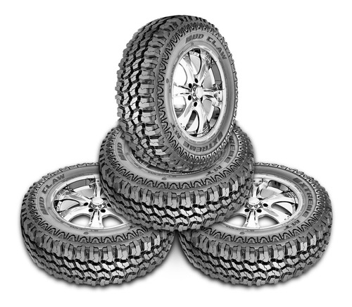 Set 4 Llantas 245/75r17 121/118q Mud Claw Mc Extreme Mt