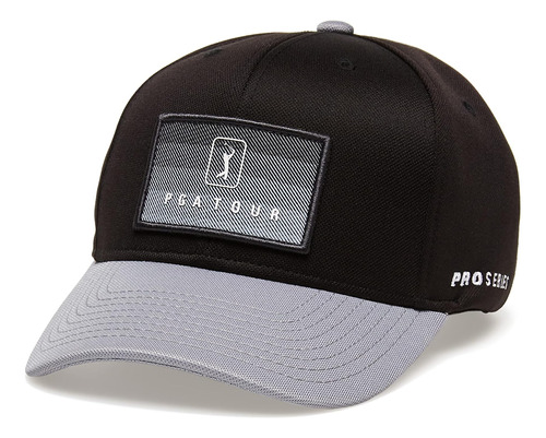 Pga Tour Gorra Golf Bloqueada Estándar Hombre, Caviar, Talla