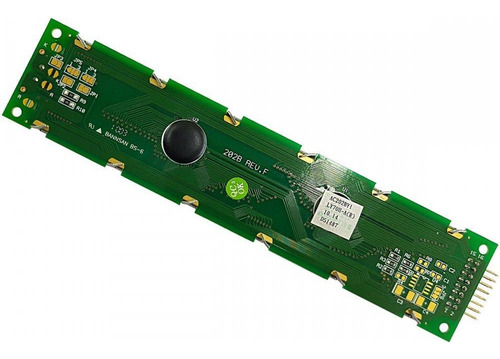 Display Lcd Ac202byi 20x2 Bignumber Fundo Back Verde