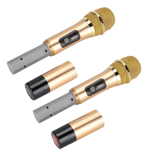 Micrófono Inalámbrico Uhf Portátil Con Mini Receptor Bluetoo