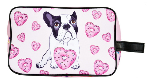 Imagen 1 de 5 de Neceser Organizador Cosmeticos Sweet Bulldog Frances